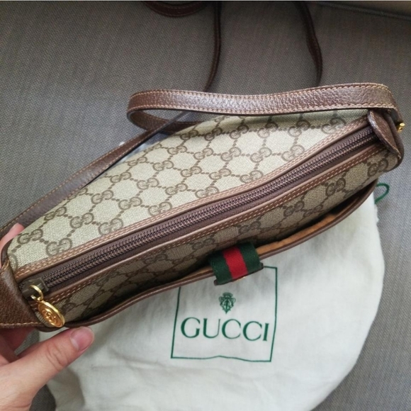 Authentic Vintage Gucci GG Monogram Ophidia Web - Picture 8 of 12